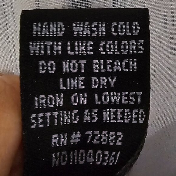 Studio 1940 Blouse Gray Silver Metallic Goth Grunge 26/28W - Picture 12 of 13